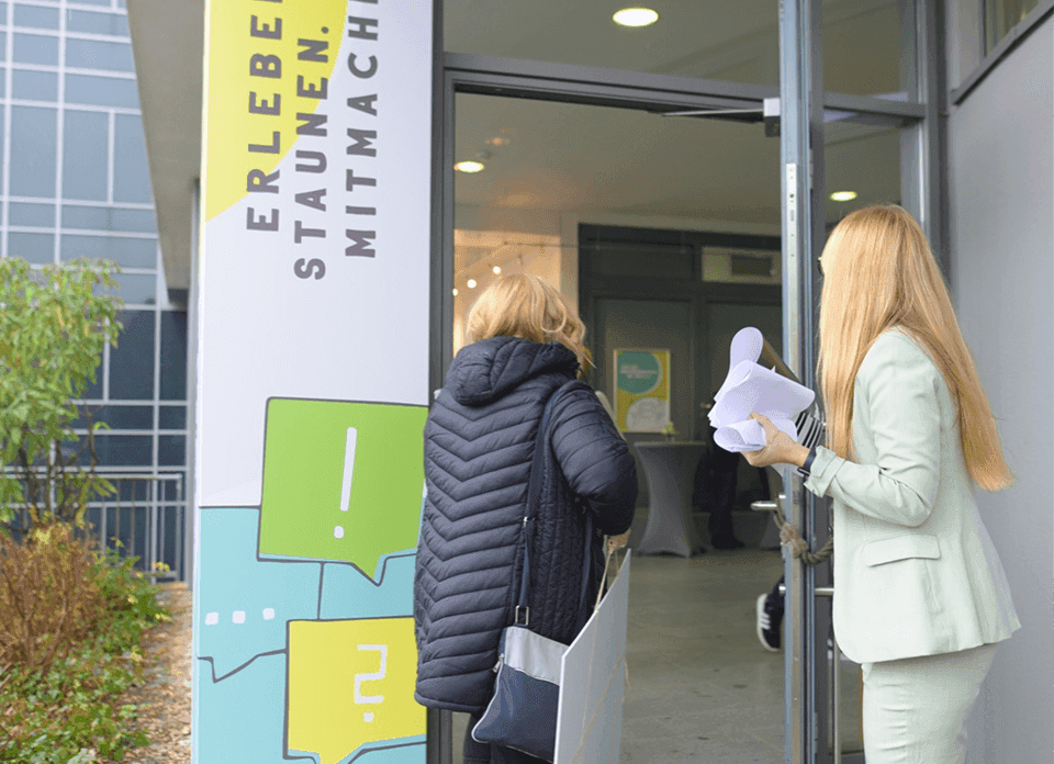 Pixelwerkstatt Eingangstüre